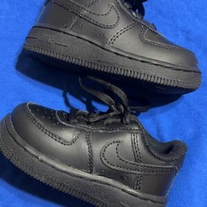 5C Black original Air Force 1 Nikes Toddler Size
